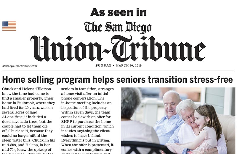 SHPP Featured in The San Diego Union-Tribune